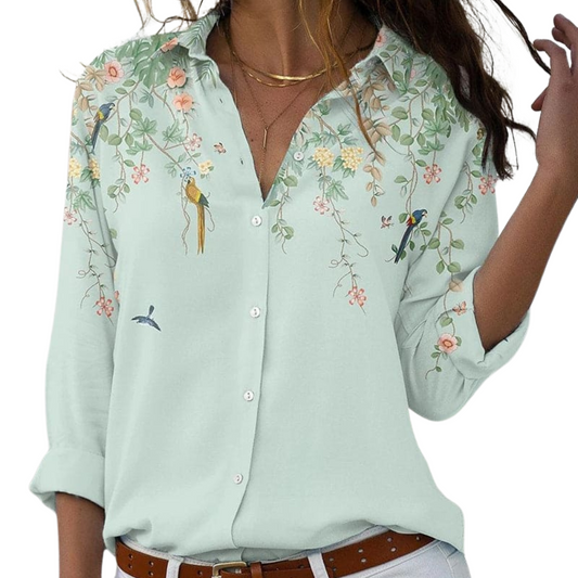 Isa™  - Blouse met Bloemenprint